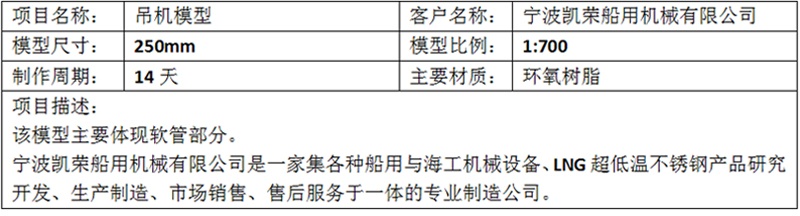 吊機(jī)-寧波凱榮船用機(jī)械有限公司-秀美模型